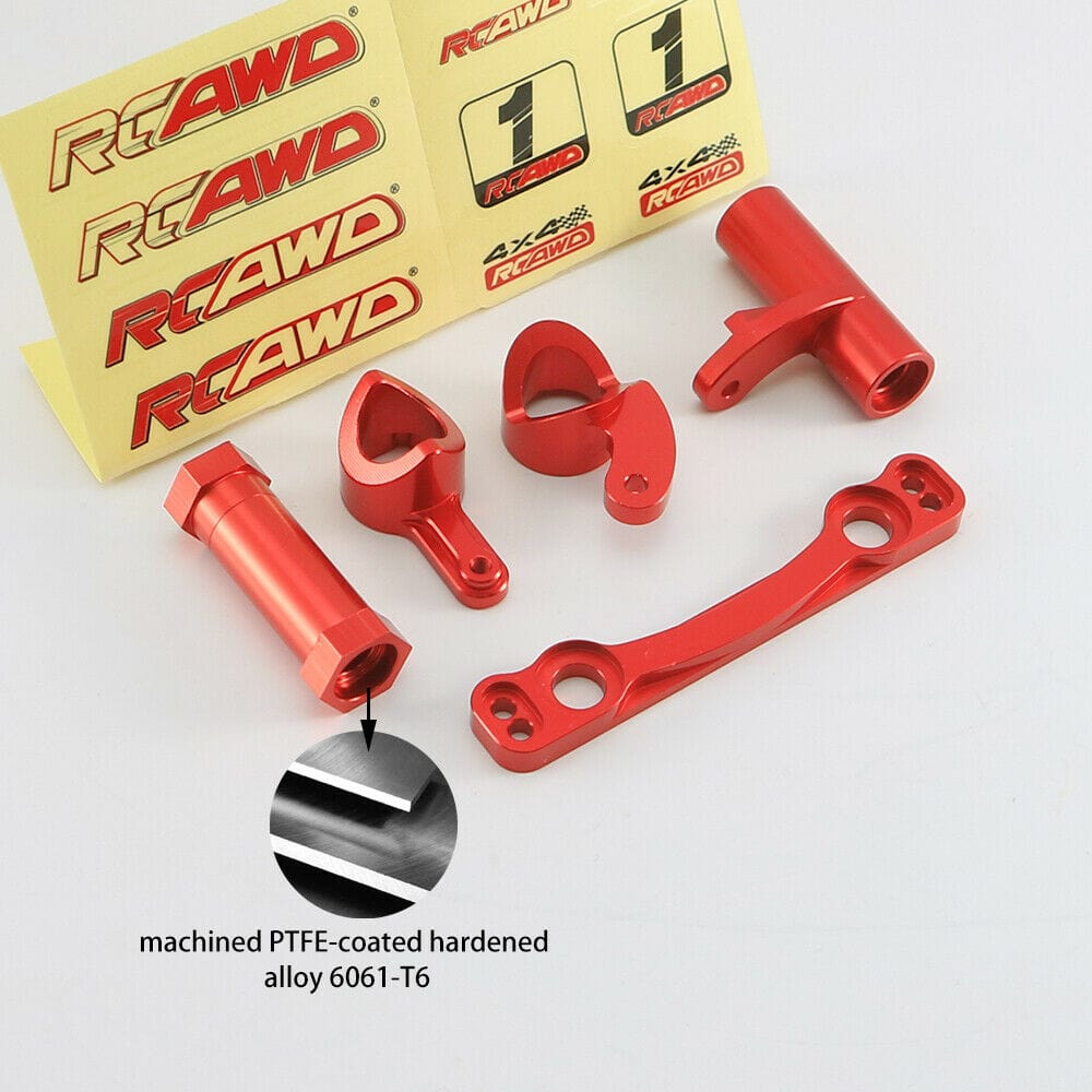 RCAWD ARRMA 6S RCAWD Arrma 6S upgrade aluminium steering bellcrank set AR340073 ARAC9360/AR340060 ARAC9365/ARA340163 ARA340163