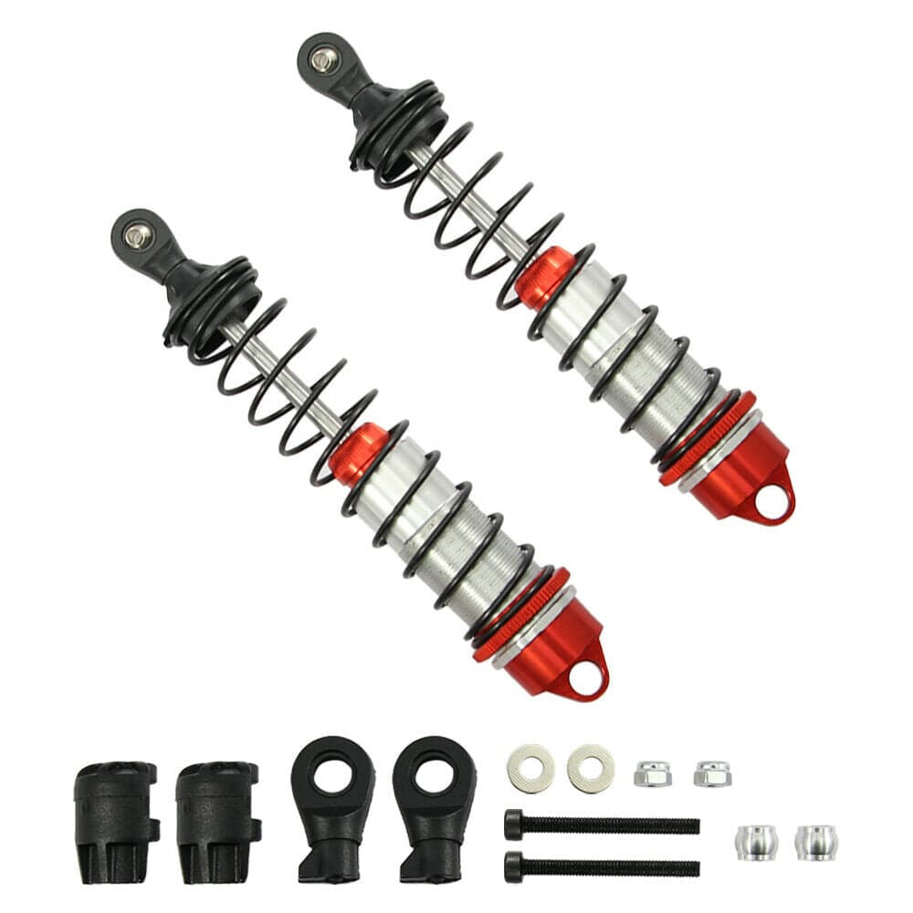RCAWD Aluminum Chassis Brace Spacer Set (Red) For Arrma 1/8 Kraton, Notorious, Outcast, Talion, Typhon - Upgrade Parts