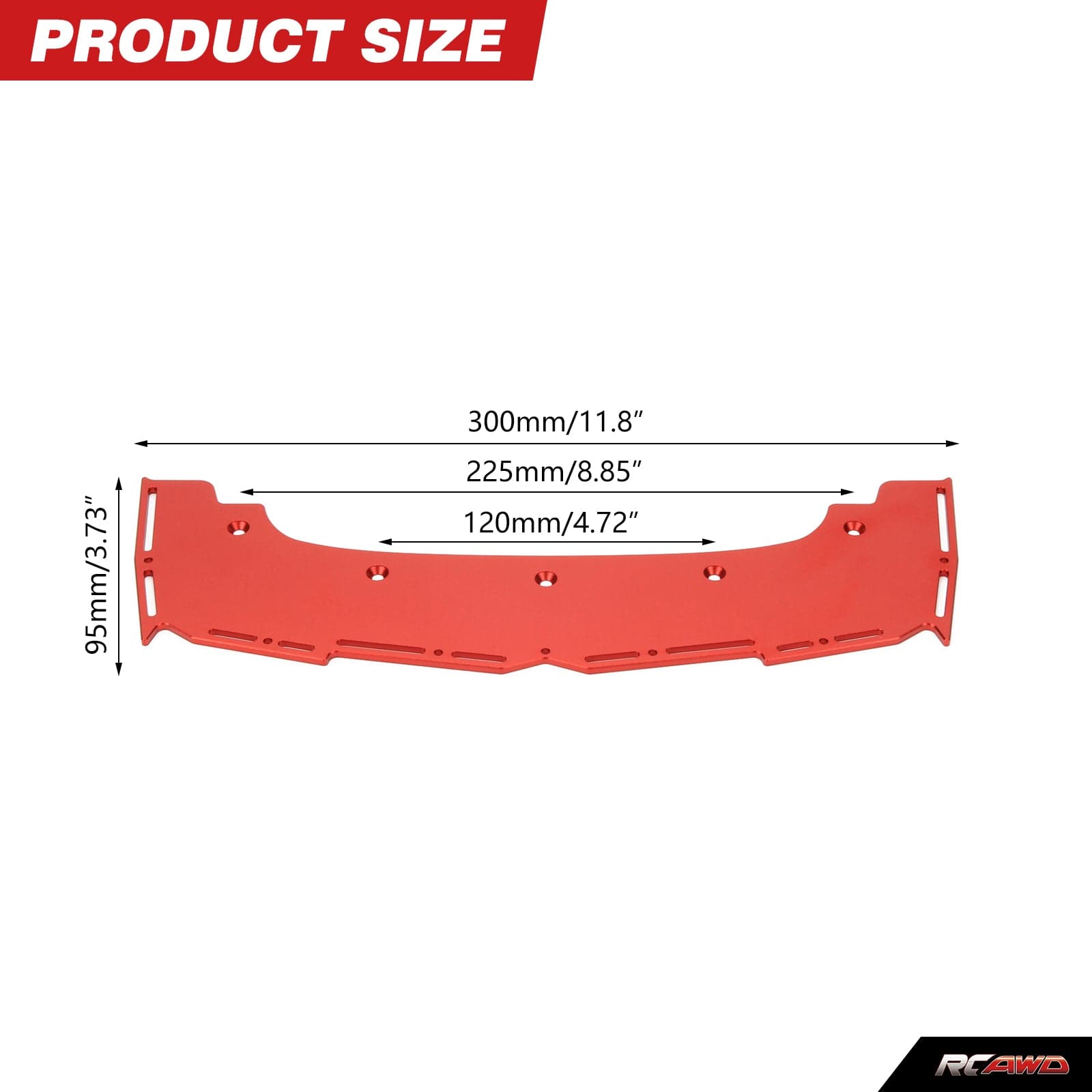 RCAWD ARRMA 6S RCAWD Arrma 6s Upgrades Front Bumper +Side Pedal for Bash Roller