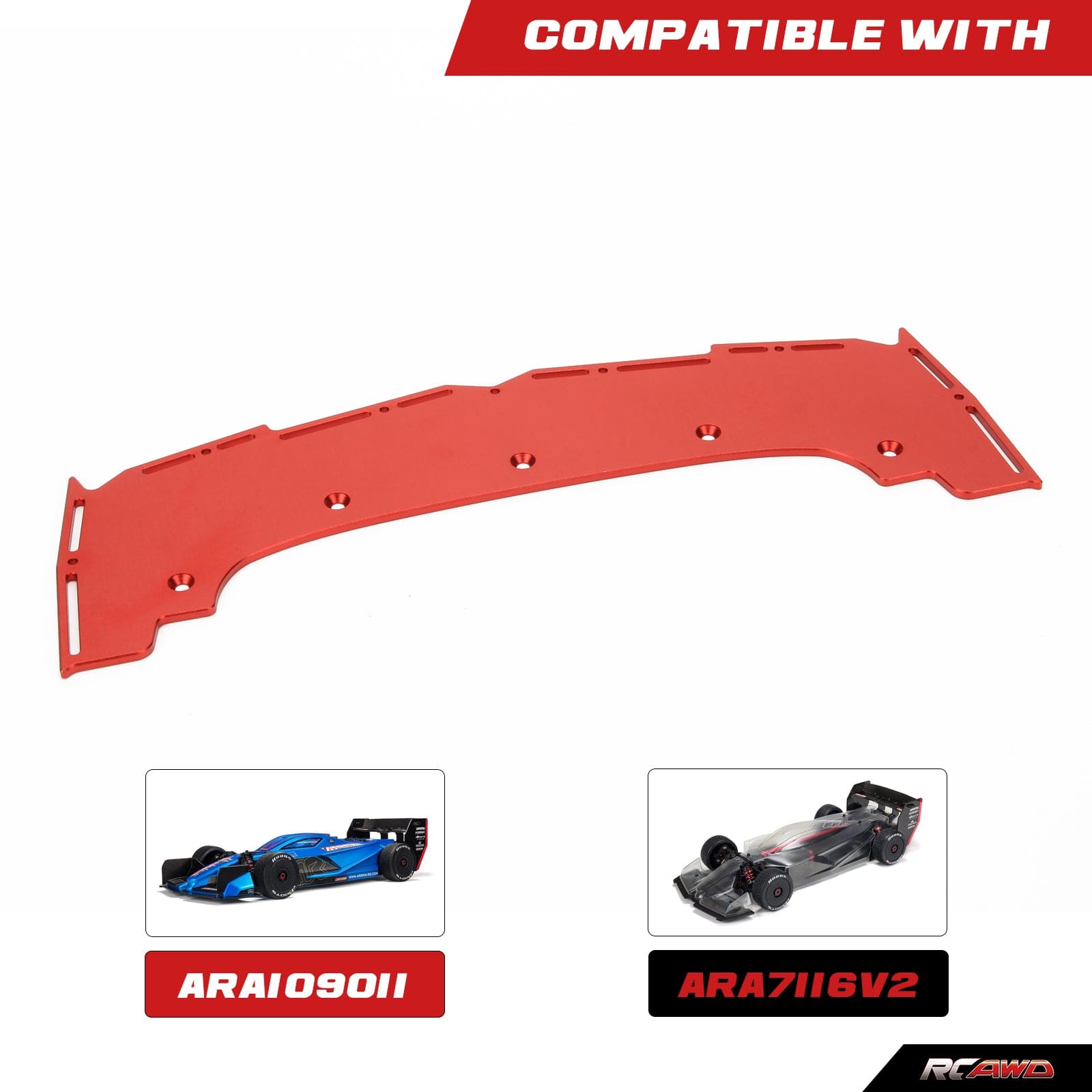 RCAWD ARRMA 6S RCAWD Arrma 6s Upgrades Front Bumper +Side Pedal for Bash Roller