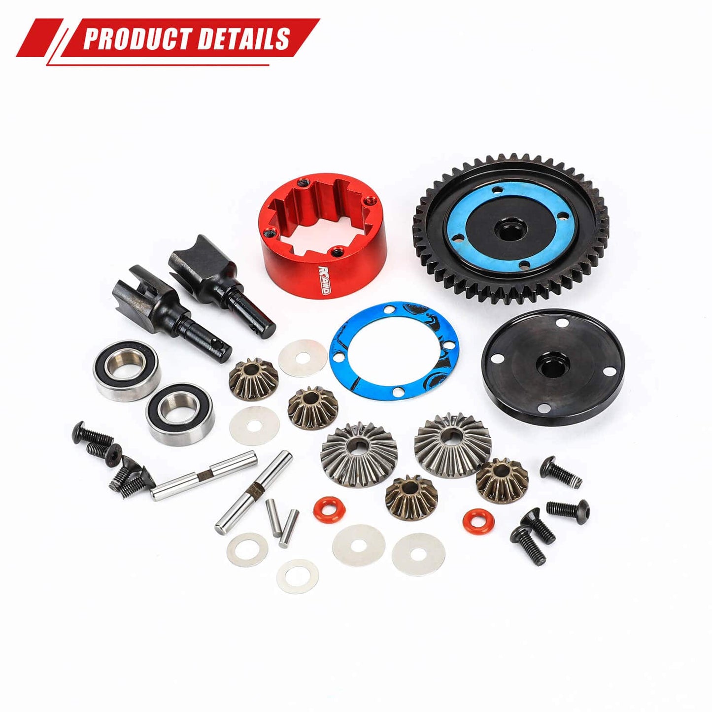 RCAWD ARRMA 6S RCAWD Arrma 6S Upgrades RTR 40CrMo steel 46T 50T Center Diff Set