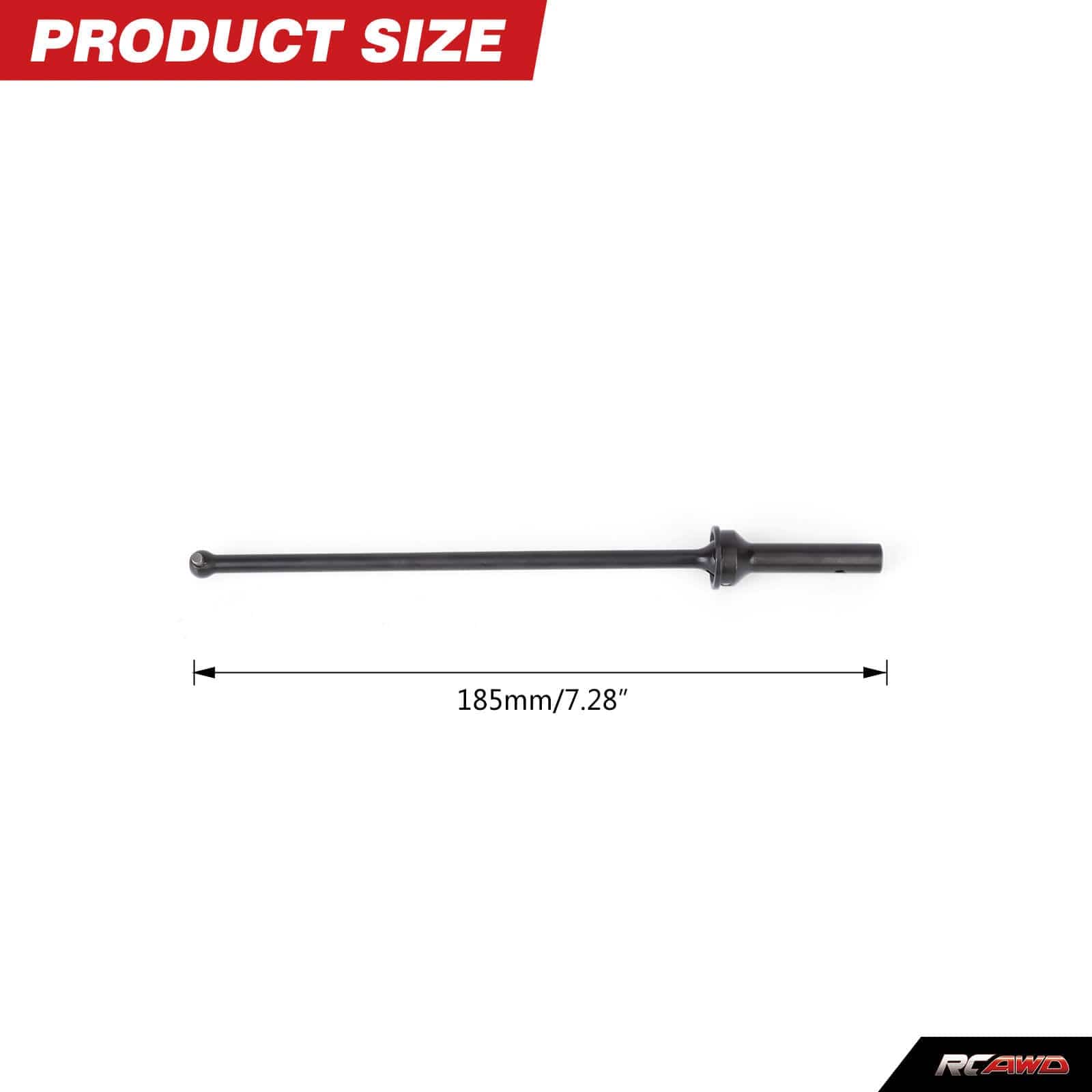 RCAWD ARRMA 6S RCAWD Fireteam Big Rock 185MM Alum Alloy CVD Drive Shaft Set For Arrma 1/7 6S Upgrade Parts