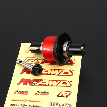 RCAWD ARRMA 6S RCAWD Losi Baja Rey 4WD Upgrades F/R 40T Front Rear Diff Set with 14T Input Gear
