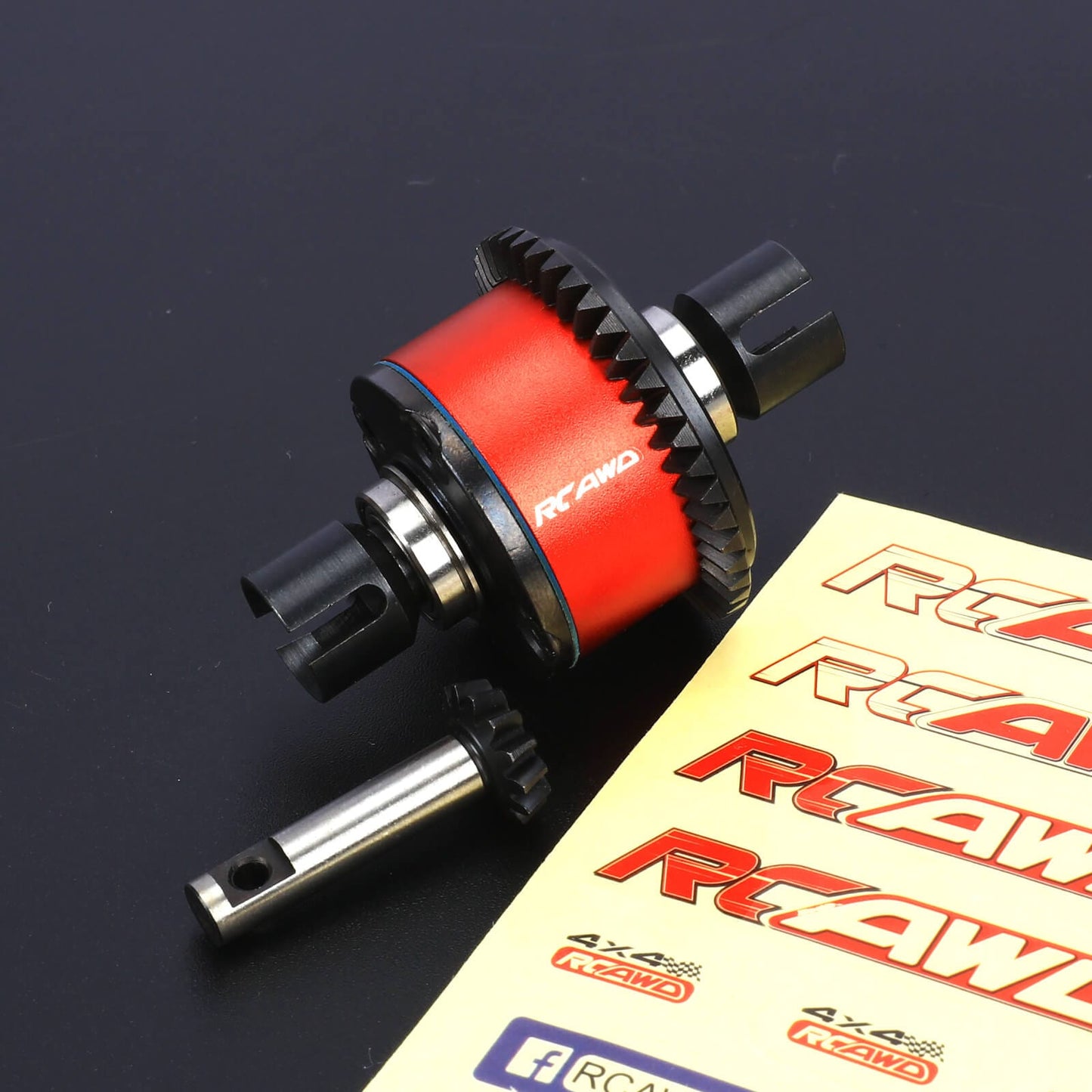 RCAWD ARRMA 6S RCAWD Losi LMT Upgrades Complete F/R 43T Differential Set with 13T Input gear