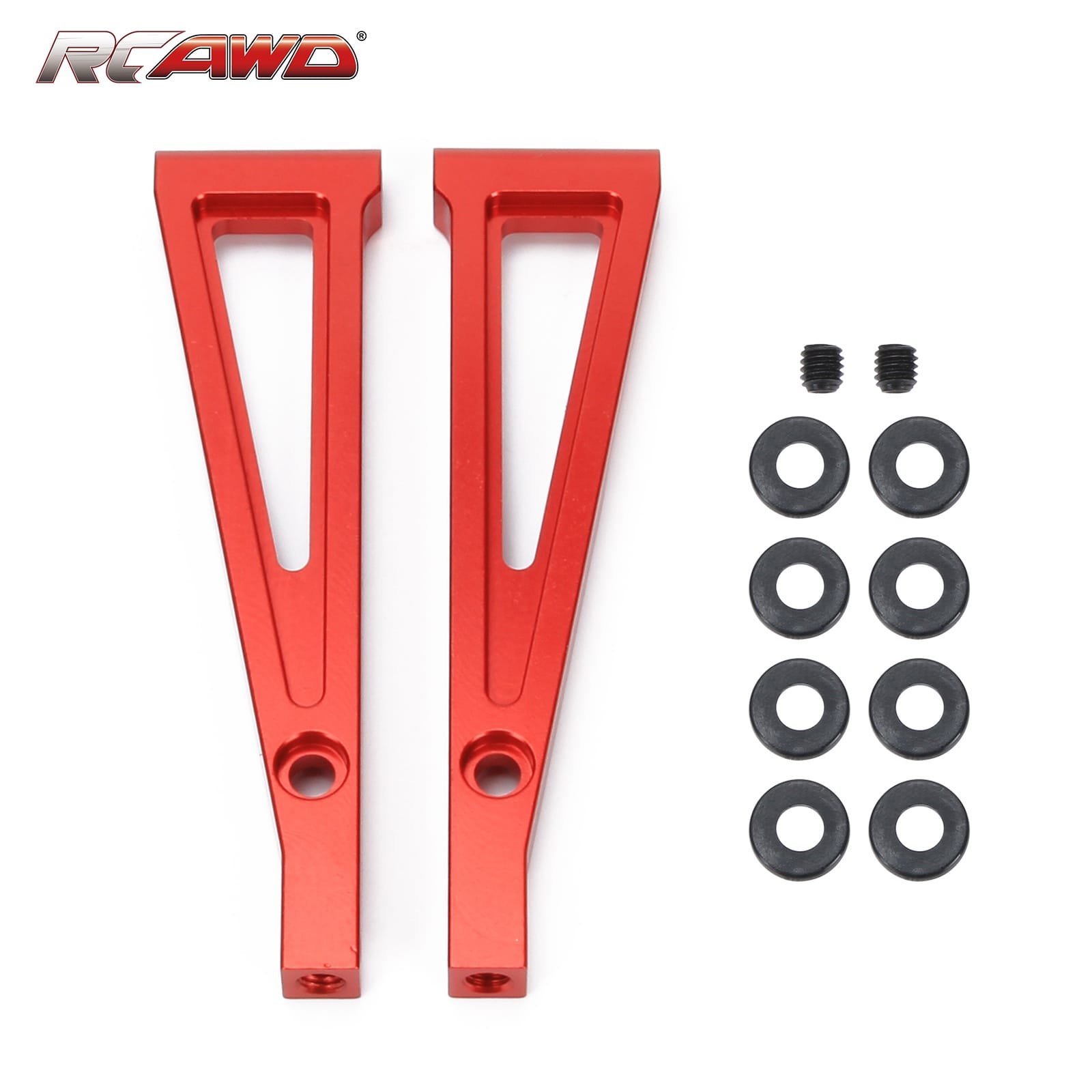 RCAWD ARRMA 6S Red RCAWD ARRMA 1/8 6S Front Upper Suspension Arms ARA330655