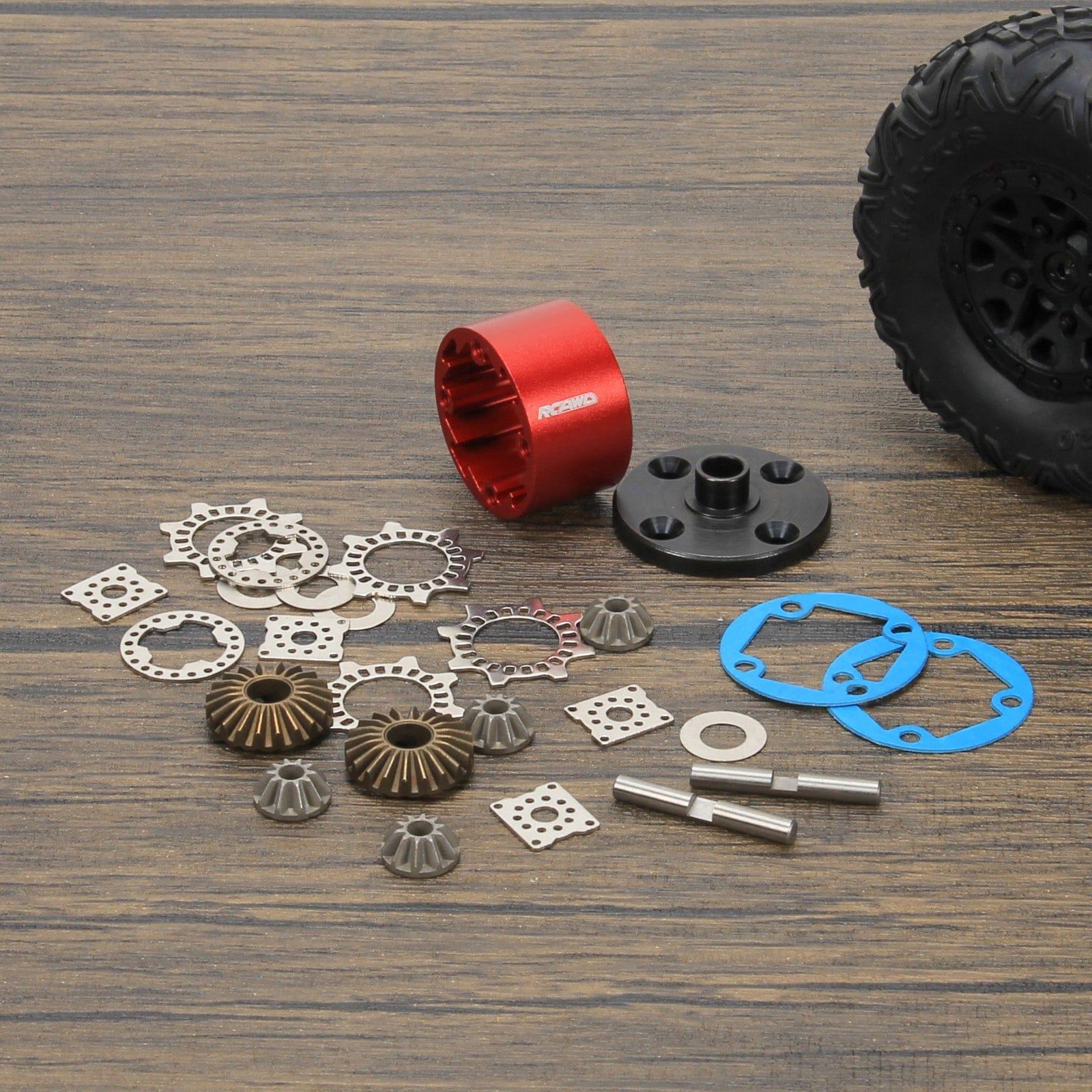 RCAWD Arrma 6s EXB upgrades F/R Diff Case (29MM) with Steel Gear
