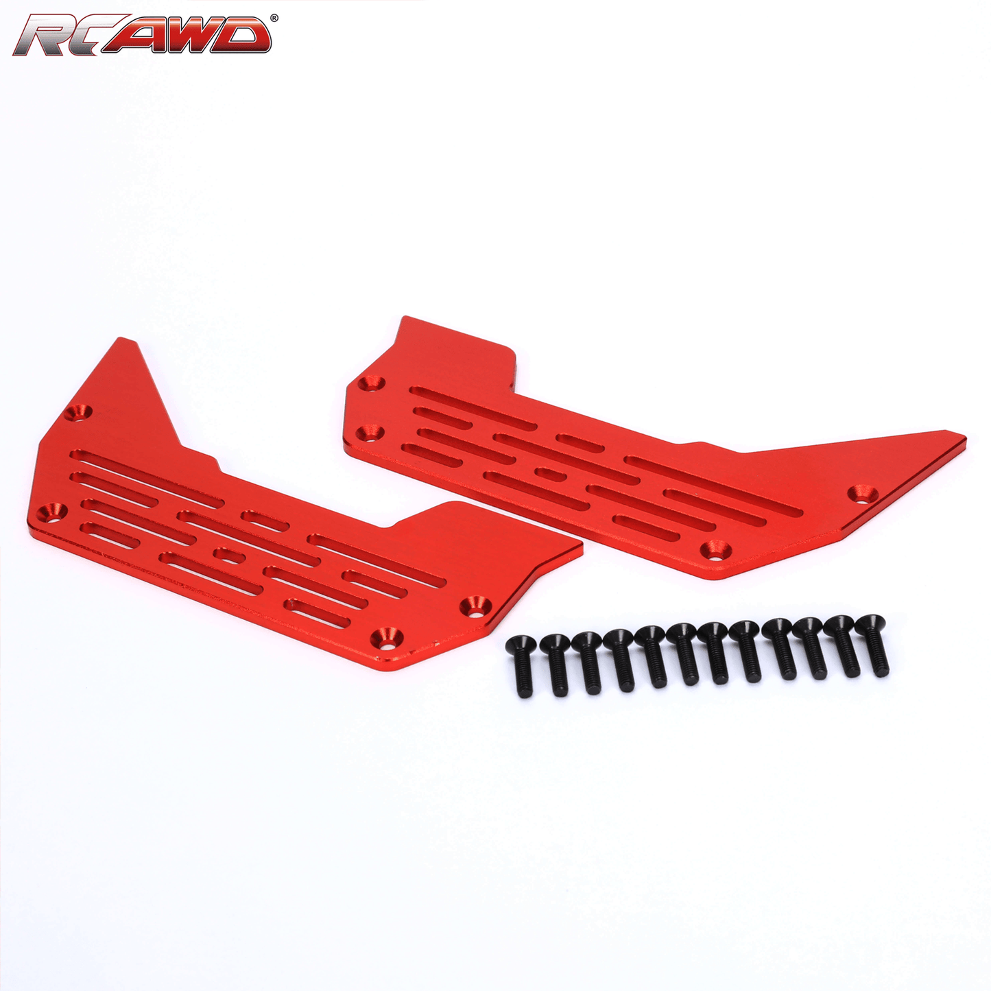 RCAWD ARRMA 6S Red RCAWD Arrma 6s Limitless Upgrades Side Skirt Set R-ARA320509