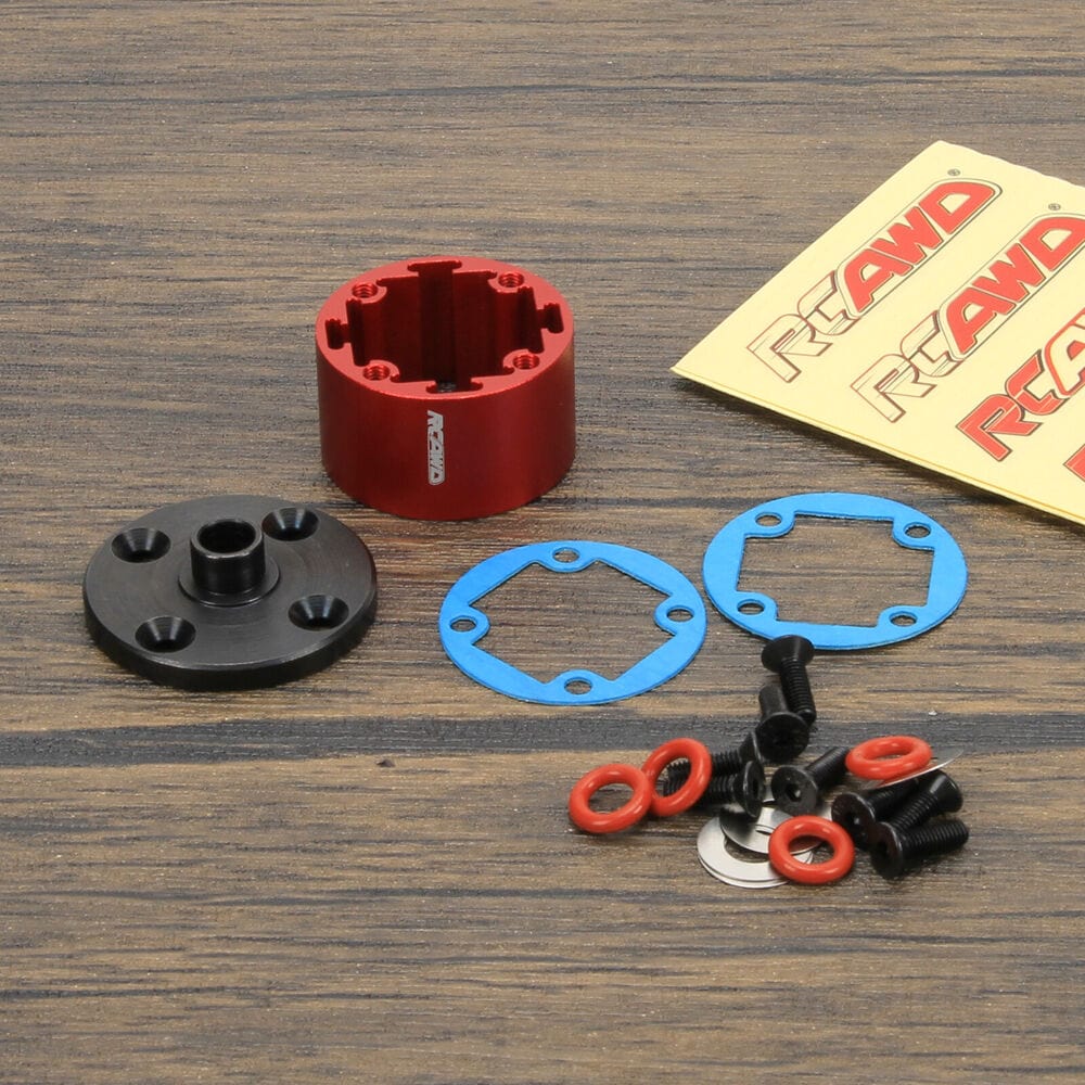 RCAWD ARRMA 6S Red RCAWD arrma 6s upgrades parts Alloy Diff Case (29mm) ARA311061R