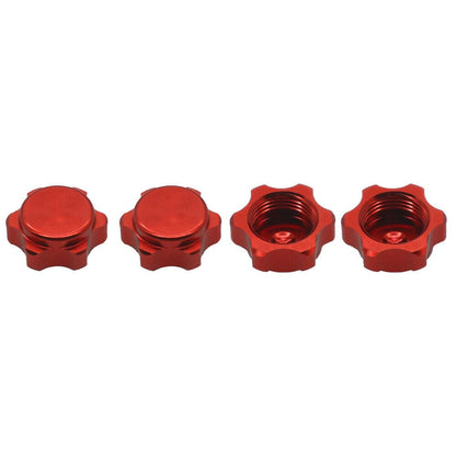RCAWD ARRMA 6S Red RCAWD Arrma alloy wheel nut 17mm thread 1.0 for Infraction Limitless Felony