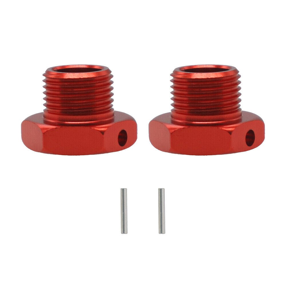 RCAWD ARRMA 6S Red RCAWD Wheel Hex 17mm With 2 Pins For Arrma 6s Notorious Kraton Outcast Typhon