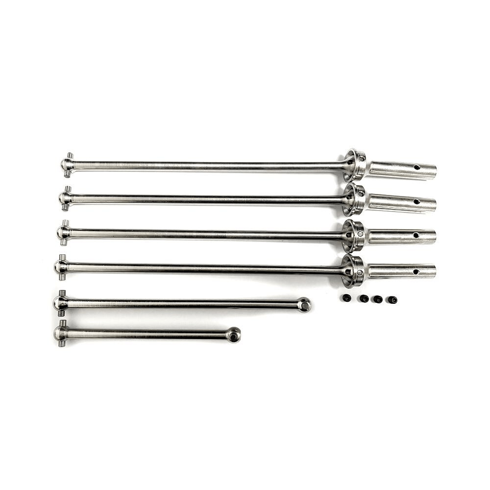 RCAWD ARRMA 6S Silver RCAWD 185MM Alum Alloy CVD Drive Shaft Set For Arrma 1/8 Outcast Notorious Upgrade Parts