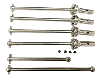 RCAWD ARRMA 6S Silver RCAWD Typhon 126MM Alum Alloy CVD Drive Shaft Set For Arrma 1/8 6S Upgrade Parts