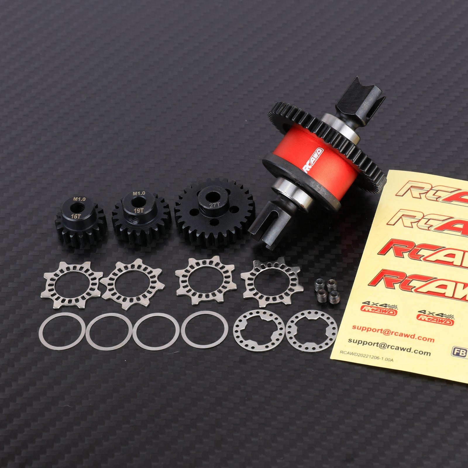 RCAWD Arrma 6S Upgrades 46T 50T Aluminum Center Diff Set - RCAWD