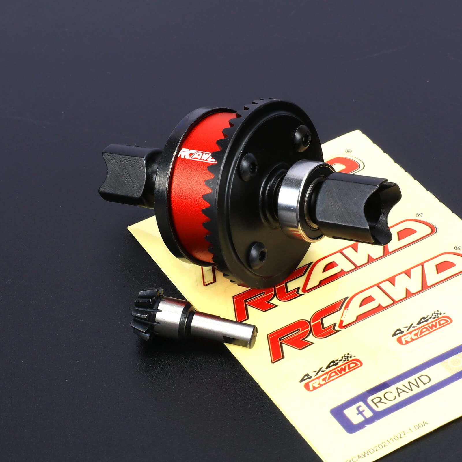 RCAWD ARRMA 6S with input gear RCAWD Arrma 6S 43T Diff Set with 10T Input Gear 40CrMo Steel gears