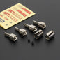 RCAWD ARRMA 6S With Steel Center Drive Shaft Cup / Silver RCAWD Arrma 6S EXB Steel Diff Outdrive Output Cups Set with Input Shaft Cup