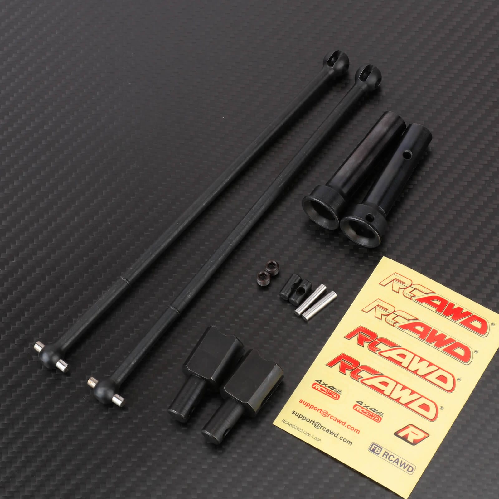 RCAWD 182MM Heavy Duty No Rust CVD Driveshaft Set for Arrma 1/5