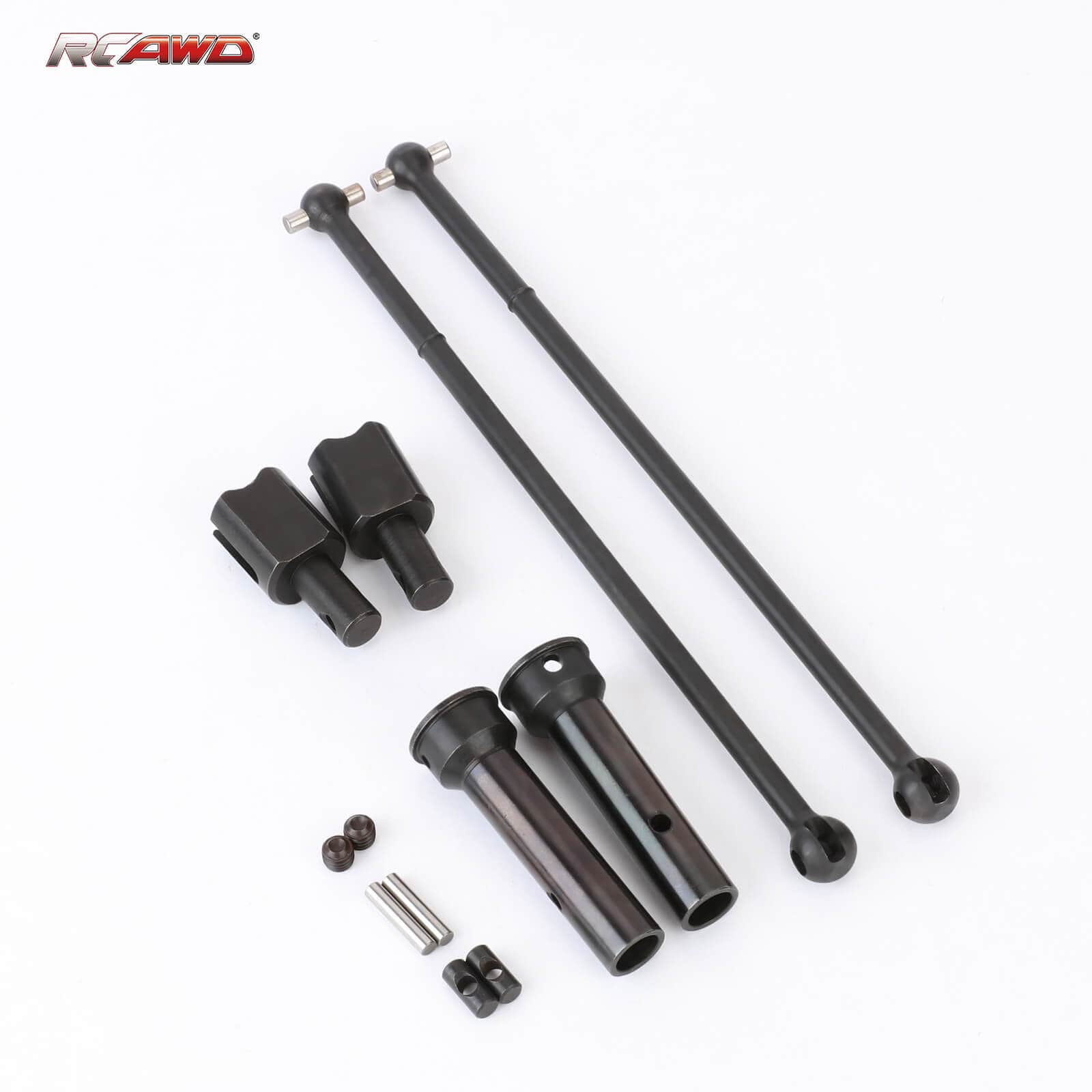 RCAWD 182MM Heavy Duty No Rust CVD Driveshaft Set for Arrma 1/5