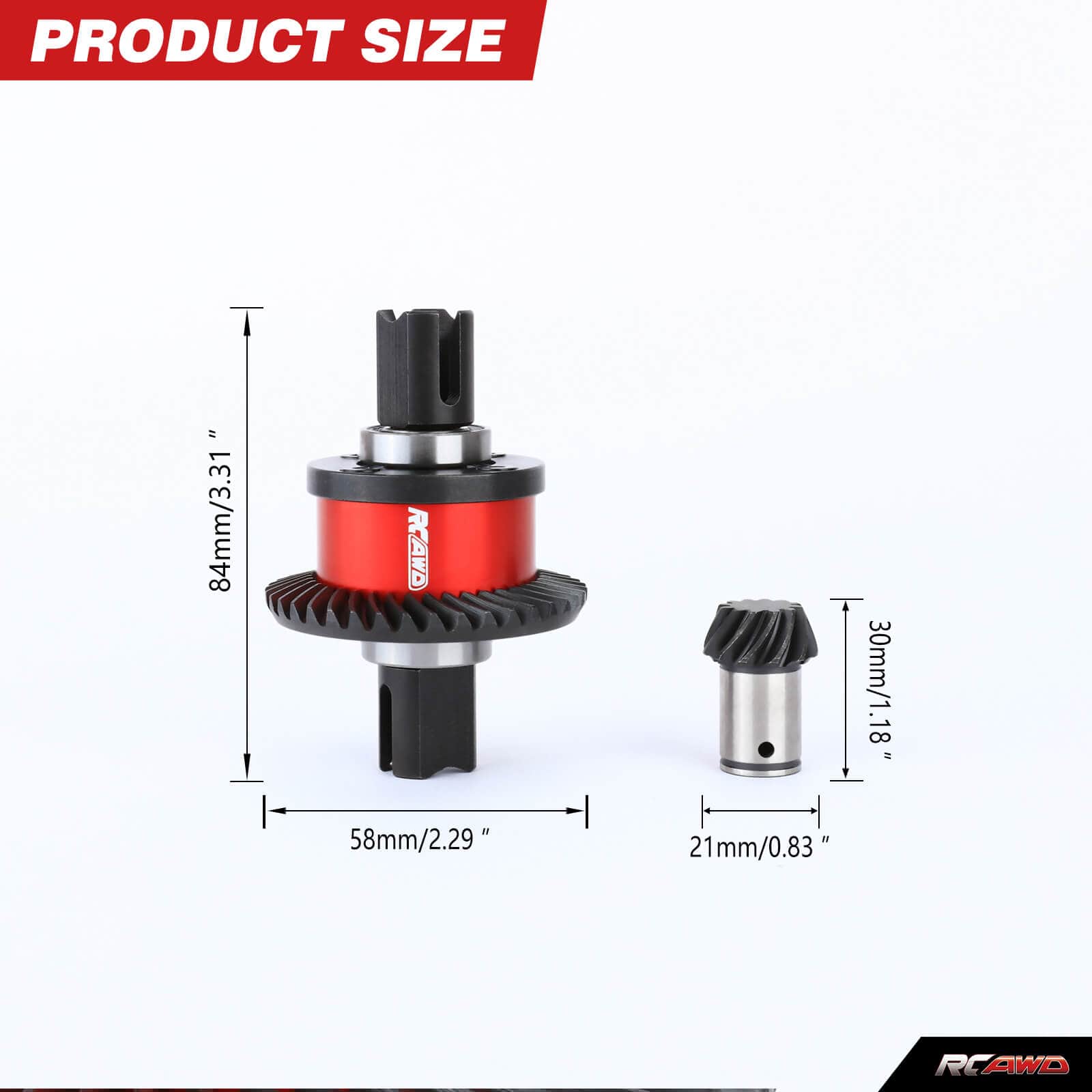 RCAWD Arrma 1/5 Kraton Outcast 8S Diff Set 39T 12T ARA310937R RCAWD Arrma 1/5 Kraton Outcast 8S Diff Set 39T 12T ARA310937R