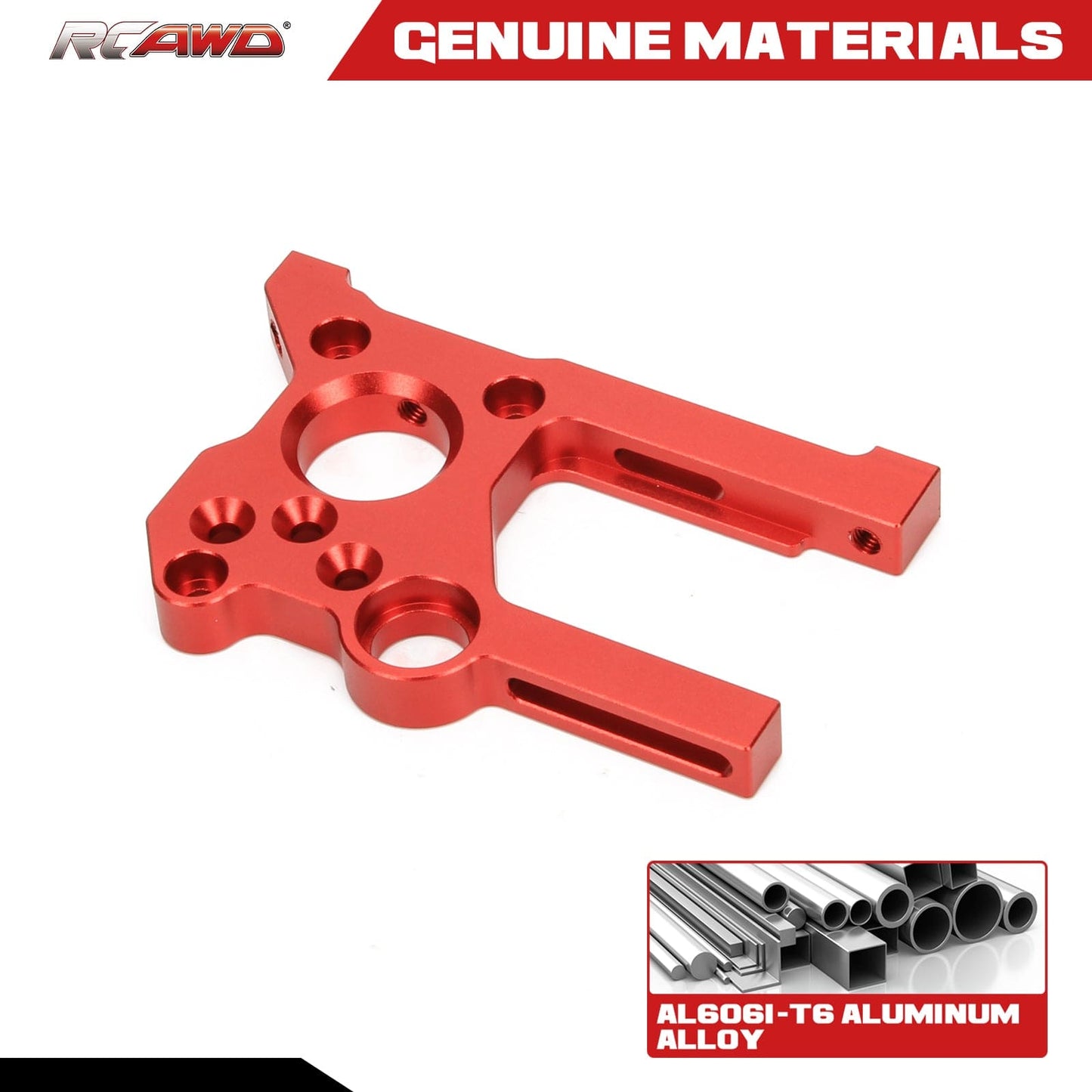 RCAWD ARRMA 8S RCAWD Arrma 1/5 Kraton Outcast 8S Aluminum Motor Mounts Motor Plate Set