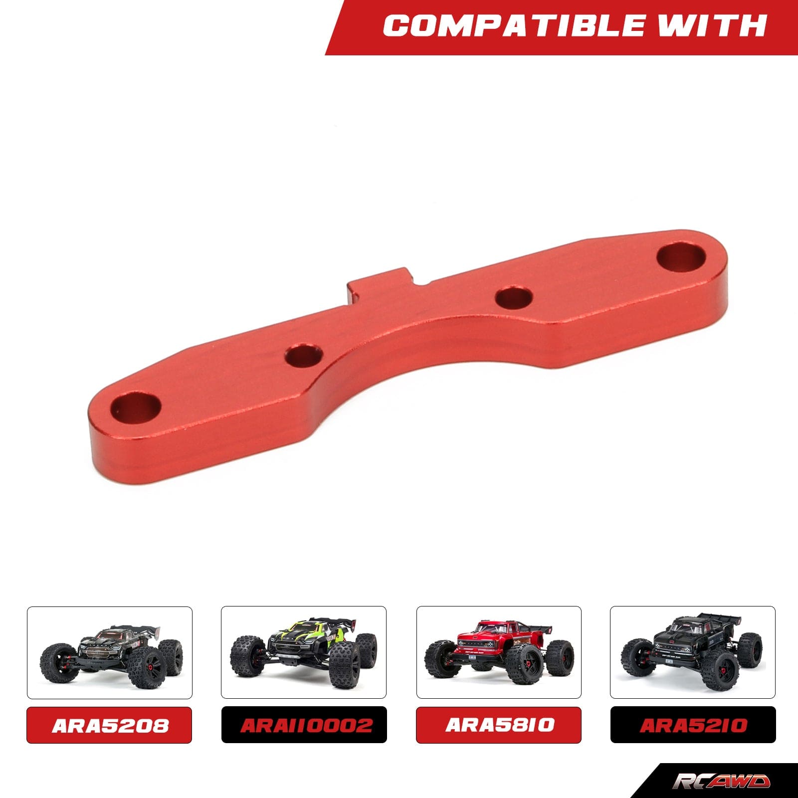 RCAWD ARRMA 8S RCAWD Arrma 1/5 Kraton Outcast 8S Aluminum Suspension Mounts Set