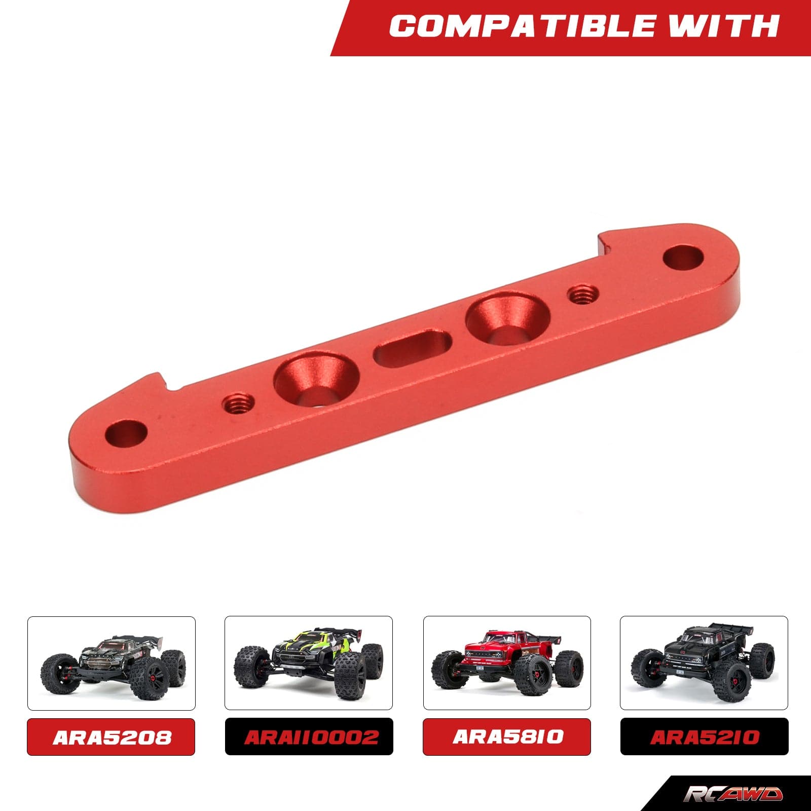 RCAWD ARRMA 8S RCAWD Arrma 1/5 Kraton Outcast 8S Aluminum Suspension Mounts Set