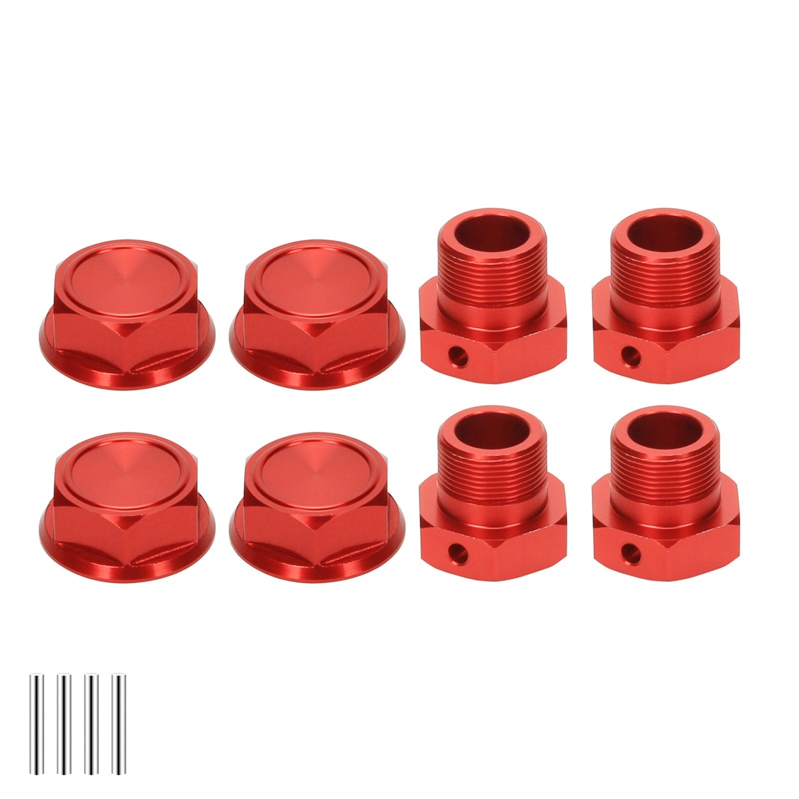 RCAWD ARRMA 8S RCAWD Arrma 1/5 Kraton Outcast 8S Upgrades Closed 24mm Aluminum Wheel Nut with Aluminum Wheel Hex Set