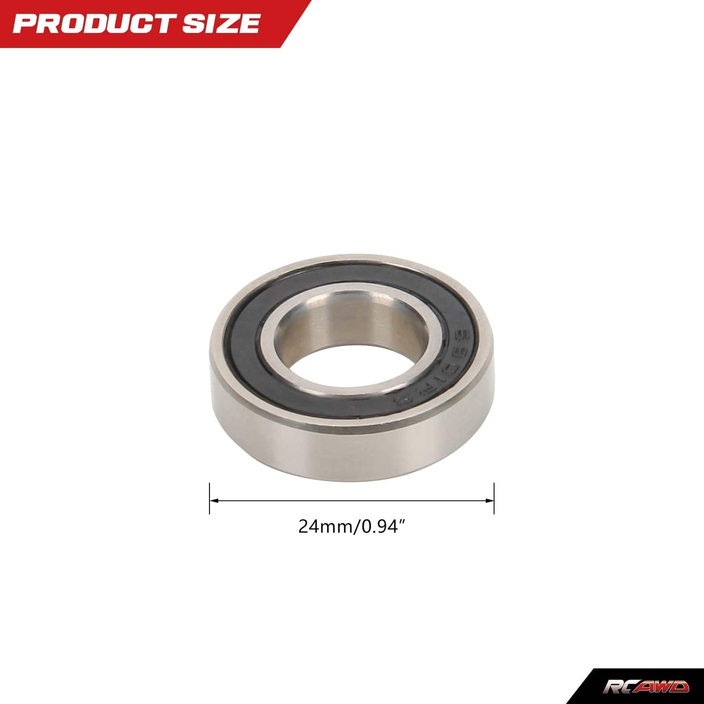 RCAWD ARRMA 8S RCAWD Arrma 1/5 Kraton Outcast 8S Upgrades RC Steering Spindle Rear 12x24x6mm & 17x26x5mm Ball Bearing