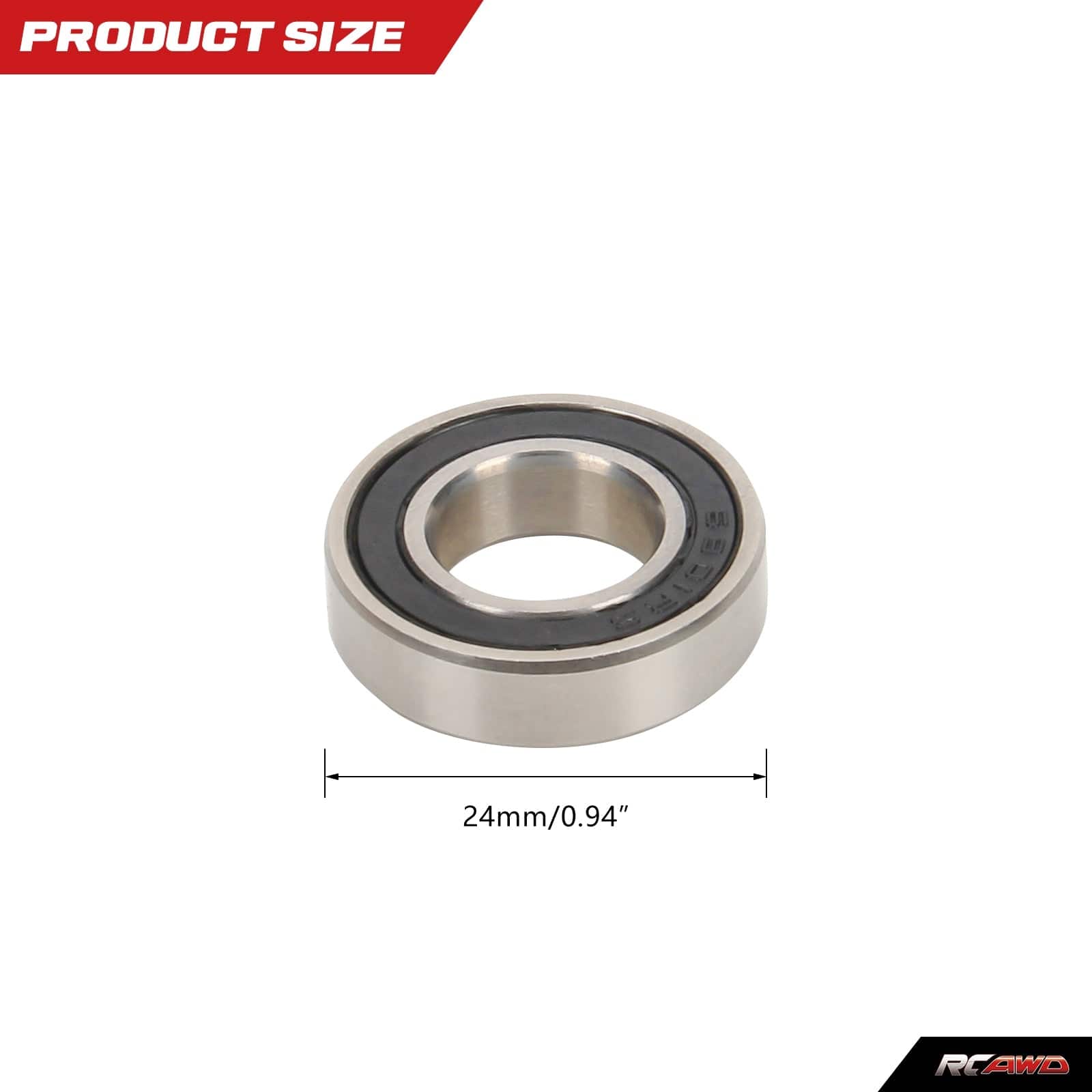 RCAWD ARRMA 8S RCAWD Arrma 1/5 Kraton Outcast 8S Upgrades RC Steering Spindle Rear 12x24x6mm & 17x26x5mm Ball Bearing