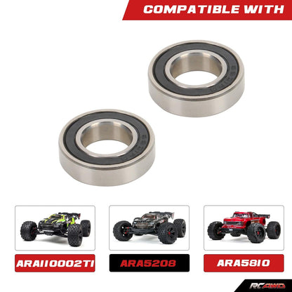 RCAWD ARRMA 8S RCAWD Arrma 1/5 Kraton Outcast 8S Upgrades RC Steering Spindle Rear 12x24x6mm & 17x26x5mm Ball Bearing