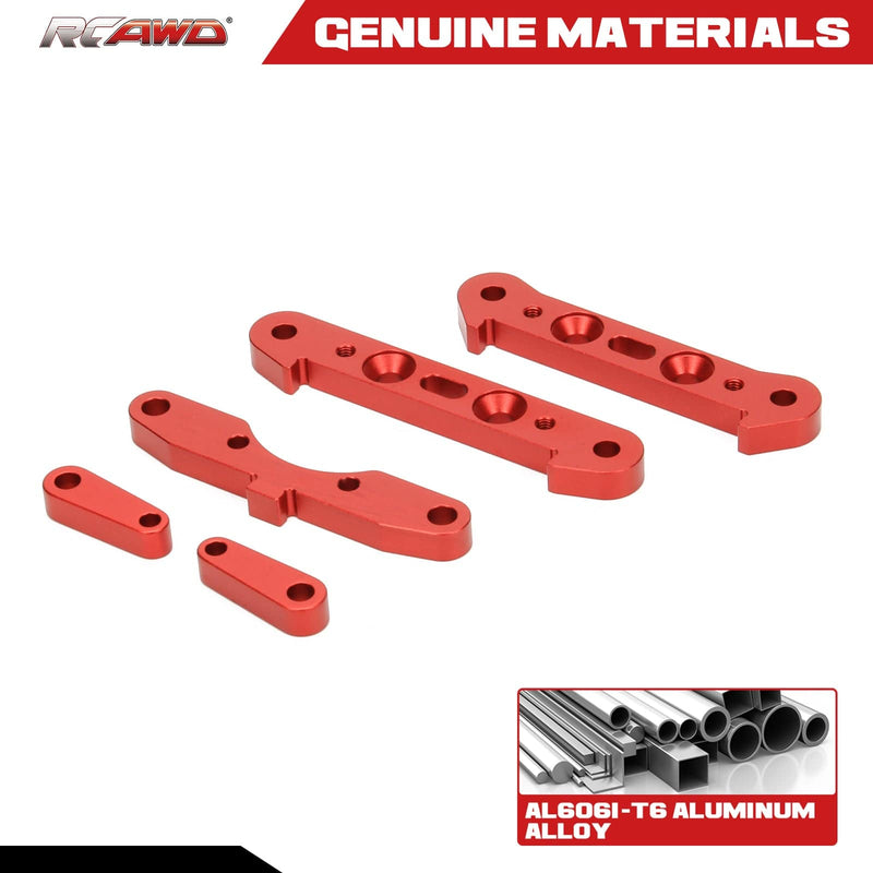 RCAWD Arrma 8S Upgrades Aluminum Suspension Mounts Set for 1/5 Kraton Outcast - RCAWD