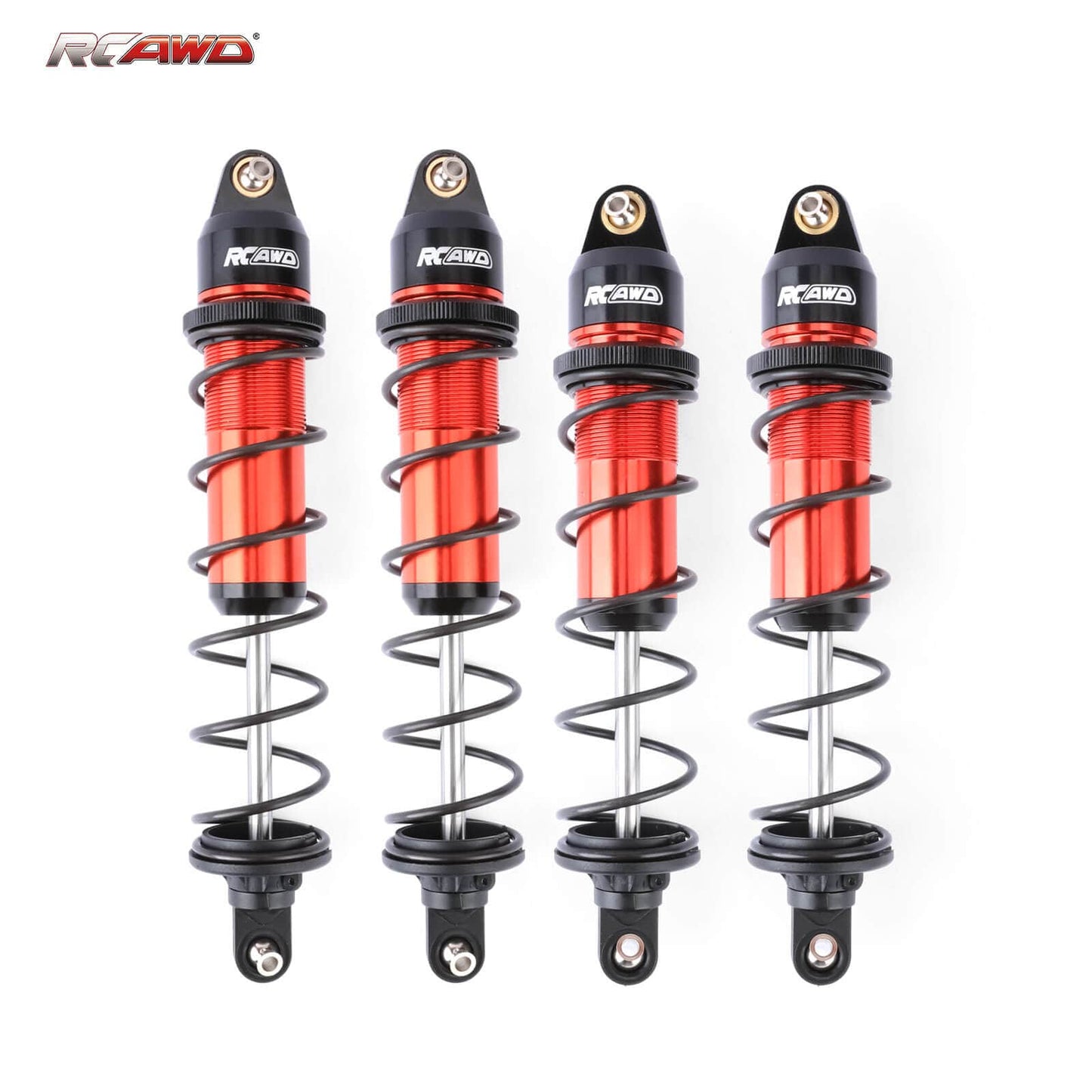 RCAWD ARRMA 8S Red RCAWD ARRMA 1/5 Kraton 6mm Axle Front Rear Shocks Absorber Set