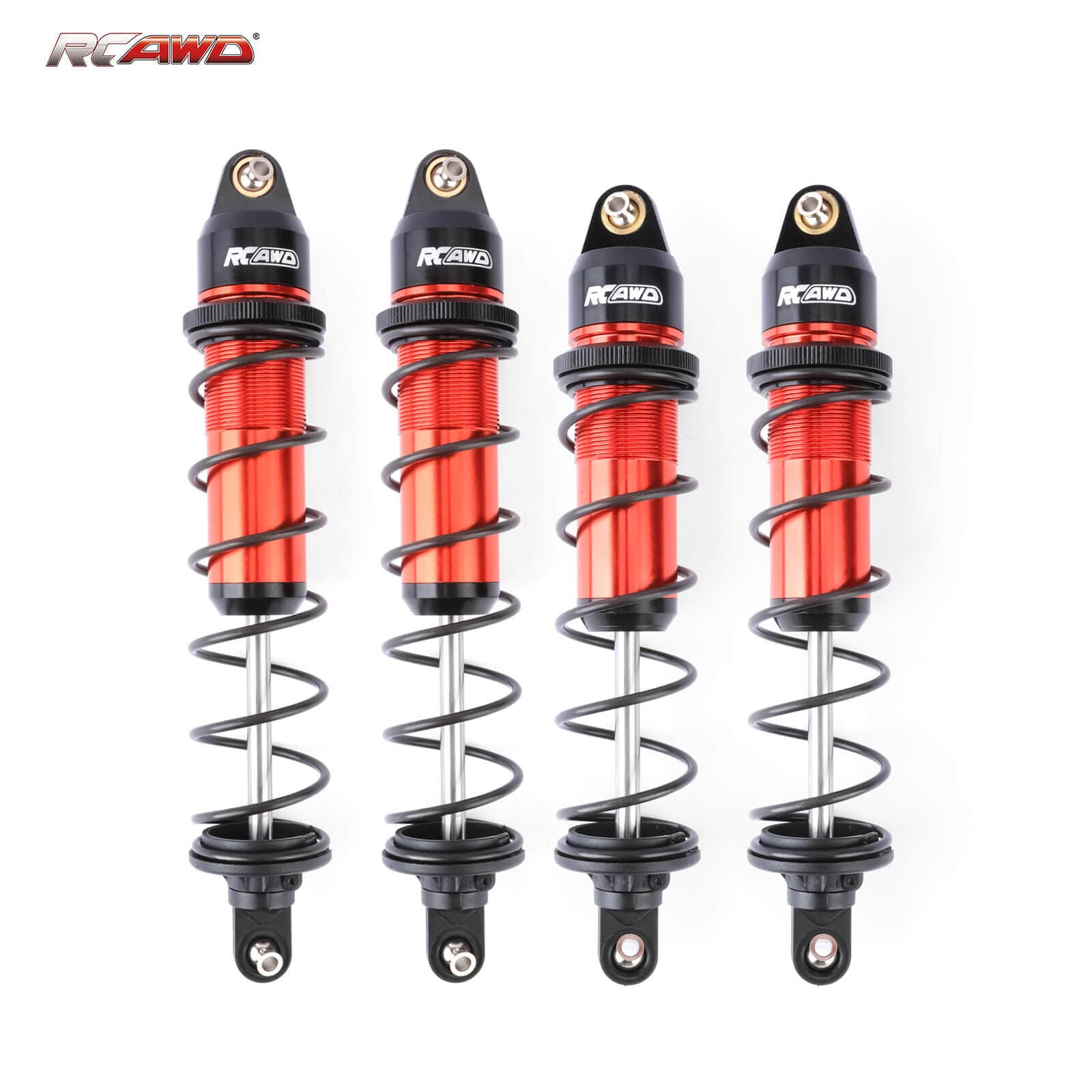 RCAWD ARRMA 8S Red RCAWD ARRMA 1/5 Kraton 6mm Axle Front Rear Shocks Absorber Set
