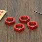 RCAWD ARRMA 8S Red RCAWD Arrma 1/5 Kraton Outcast 8S Upgrades 24mm Aluminum Wheel Nut 4pcs