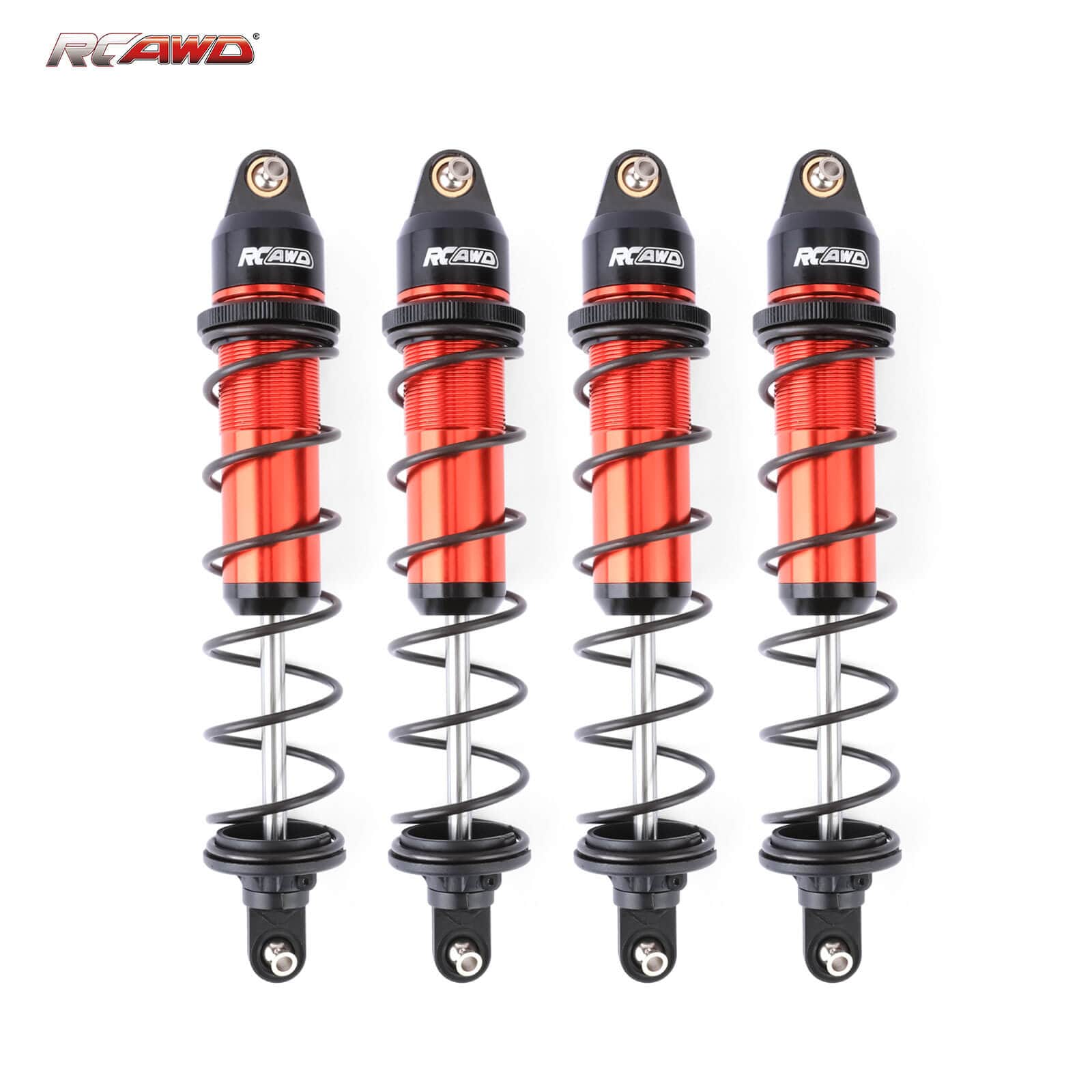 RCAWD ARRMA 8S Red RCAWD ARRMA 1/5 Outcast 6mm Axle 188mm Shocks Absorber Damper Set