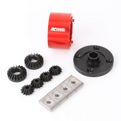 RCAWD ARRMA 8S Straight Bevel Gear Kit RCAWD Arrma 1/5 Kraton Outcast 8S Diff Straight Bevel Gear Kit with Metal Diff Housing