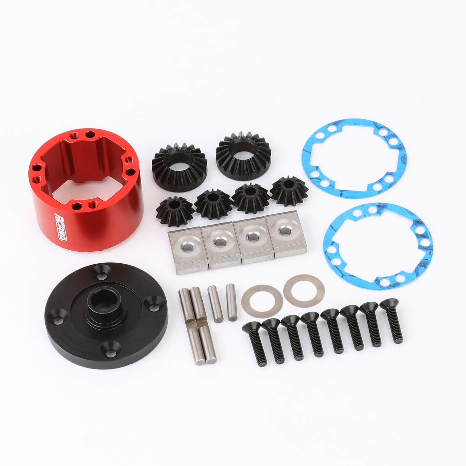 RCAWD ARRMA 8S Straight Bevel Gear Kit RCAWD Arrma 1/5 Kraton Outcast 8S Diff Straight Bevel Gear Kit with Metal Diff Housing