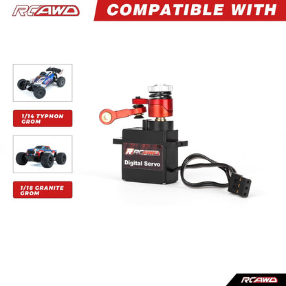 RCAWD Arrma GROM 20T Buffer Servo Arm RCAWD ARRMA GROM 20T Servo Saver Set