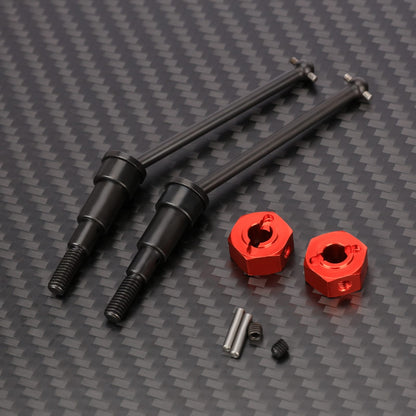 RCAWD Arrma GROM 2PCS DriveShaft RCAWD ARRMA TYPHON GRANITE QUAKE GROM 83MM CVD Driveshaft Set