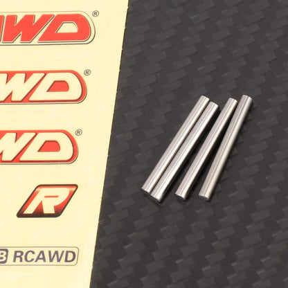 RCAWD Arrma GROM Front Rear Upper Suspension Pin / Silver RCAWD Arrma Grom Losi 1/12 Steering Set Servo Mount Radio Deck for Standalone ESC Front Rear Suspension Pins