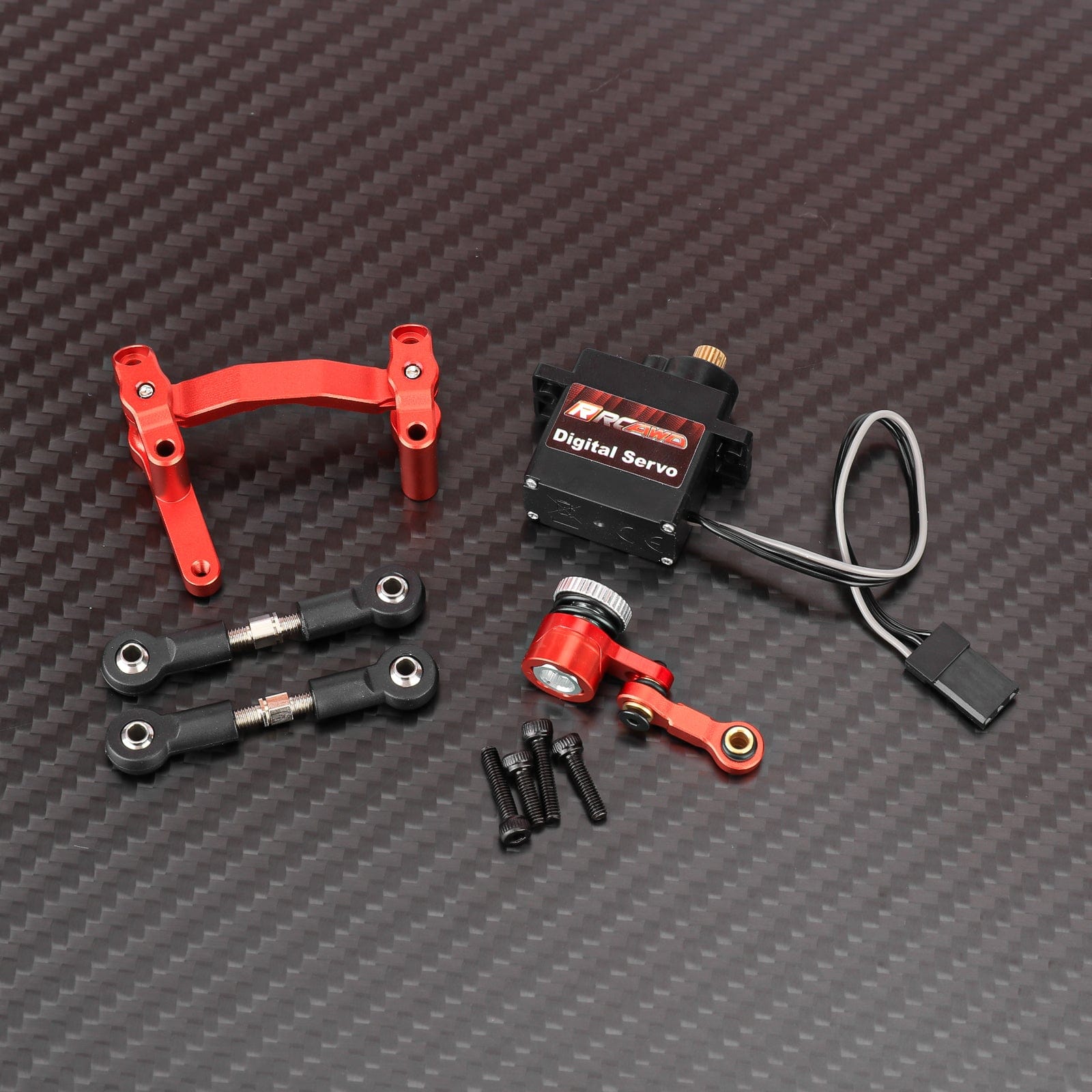 RCAWD Arrma GROM Full Set RCAWD ARRMA MOJAVE Grom Servo Saver Set with 20T Buffer Servo Arm