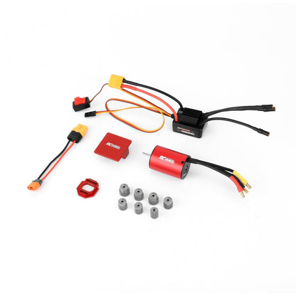 RCAWD Arrma GROM Only Brushless Motor Set / 5000KV Motor RCAWD Multi Channel RC Transmitter IPX4 Splash Proof Receiver Set with Brushless Motor