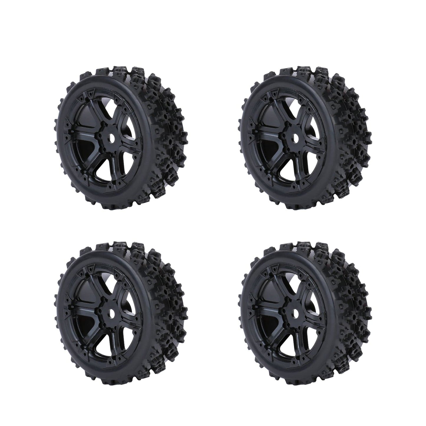 RCAWD Arrma GROM RCAWD 38g/pc 72MM Nylon Wheel Rim Rubber Tires Set For Arrma 1/18 Typhon Grom Mega