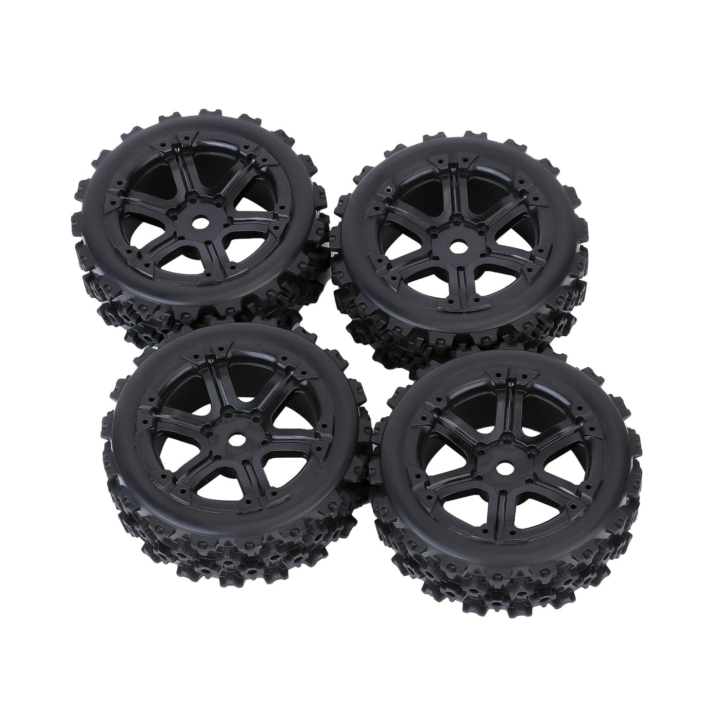 RCAWD Arrma GROM RCAWD 38g/pc 72MM Nylon Wheel Rim Rubber Tires Set For Arrma 1/18 Typhon Grom Mega