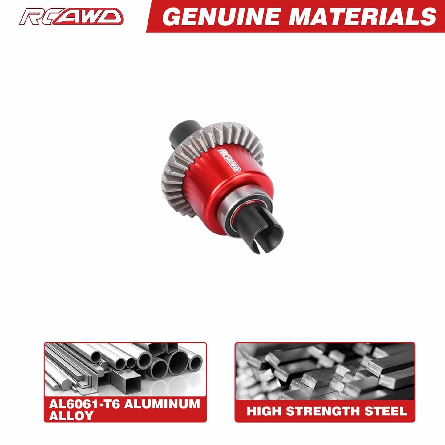RCAWD Arrma GROM RCAWD ARRMA Grom 30T Front Rear Oil Filled Differential Assembly With 12T Input Gear