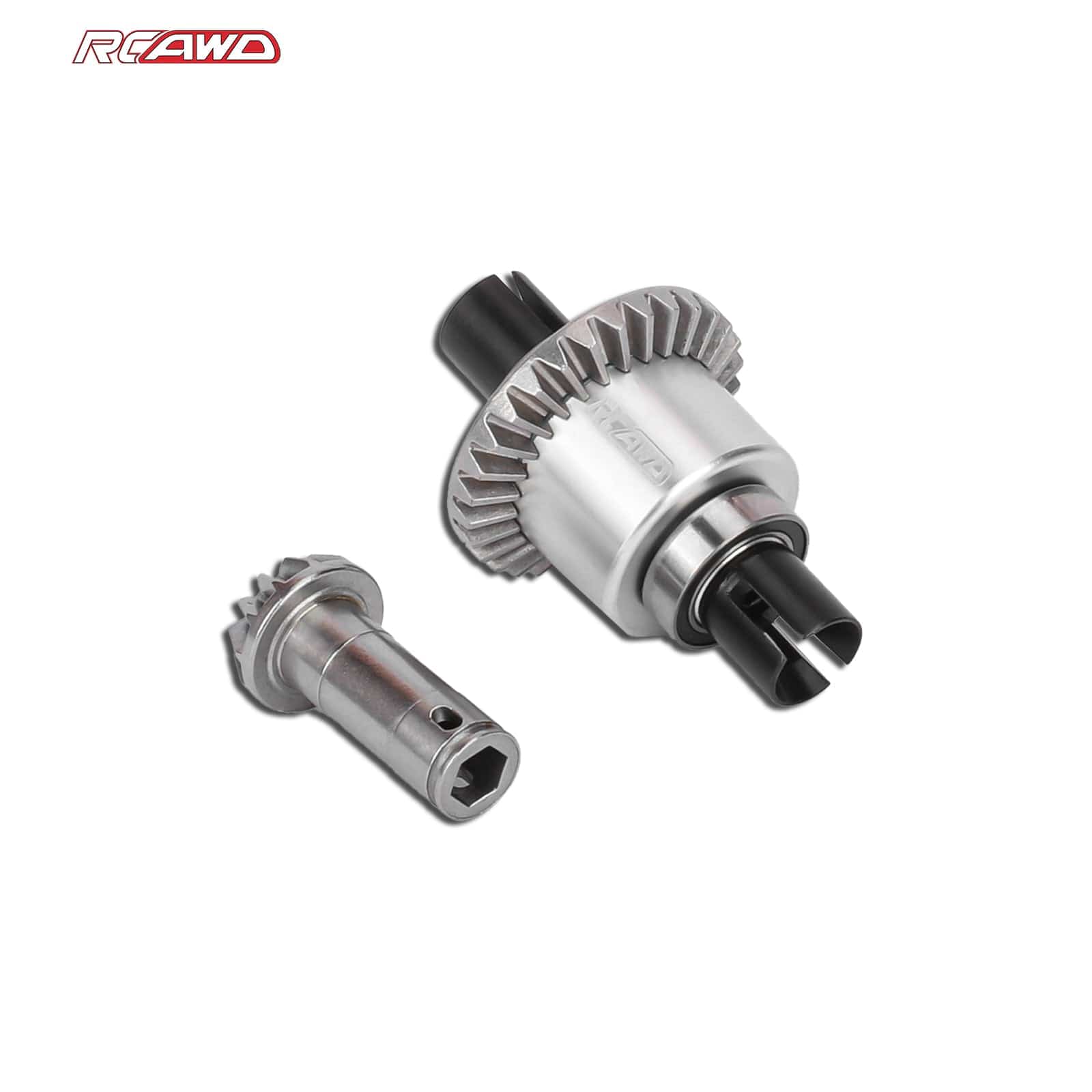 RCAWD Arrma GROM RCAWD ARRMA Grom 30T Front Rear Oil Filled Differential Assembly With 12T Input Gear Silver