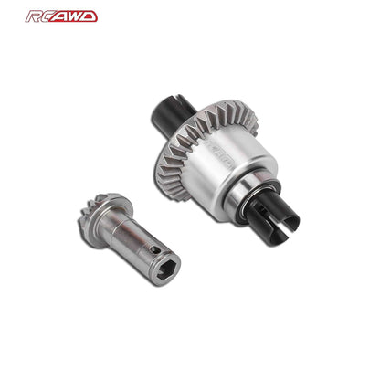 RCAWD Arrma GROM RCAWD ARRMA Grom 30T Front Rear Oil Filled Differential Assembly With 12T Input Gear Silver