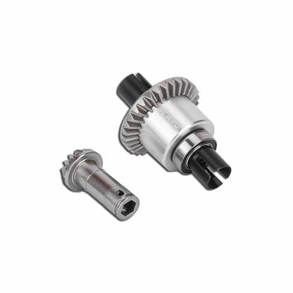 RCAWD Arrma GROM RCAWD ARRMA Grom 30T Front Rear Oil Filled Differential Assembly With 12T Input Gear Silver