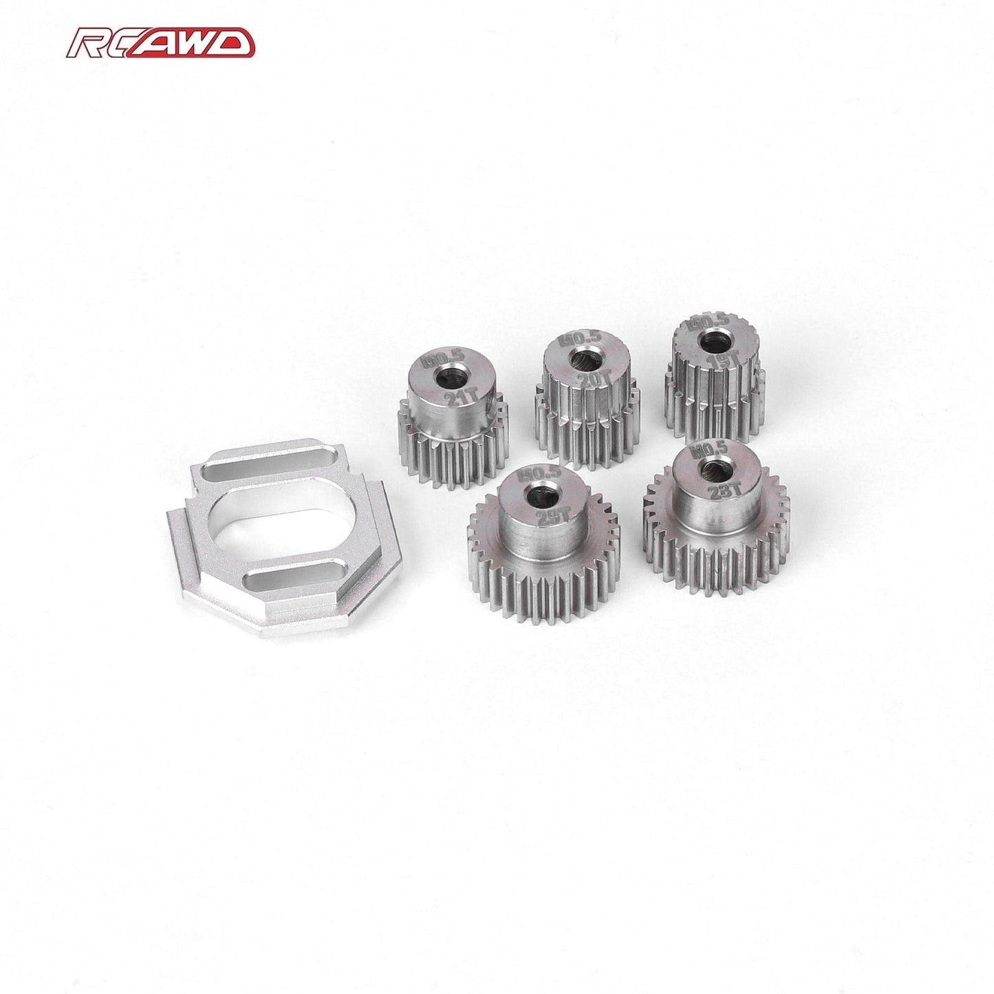 RCAWD Arrma GROM RCAWD ARRMA GROM Motor Mount Set with M0.5 3.2 Bore 16T 17T 18T 19T 20T Pinion Gears