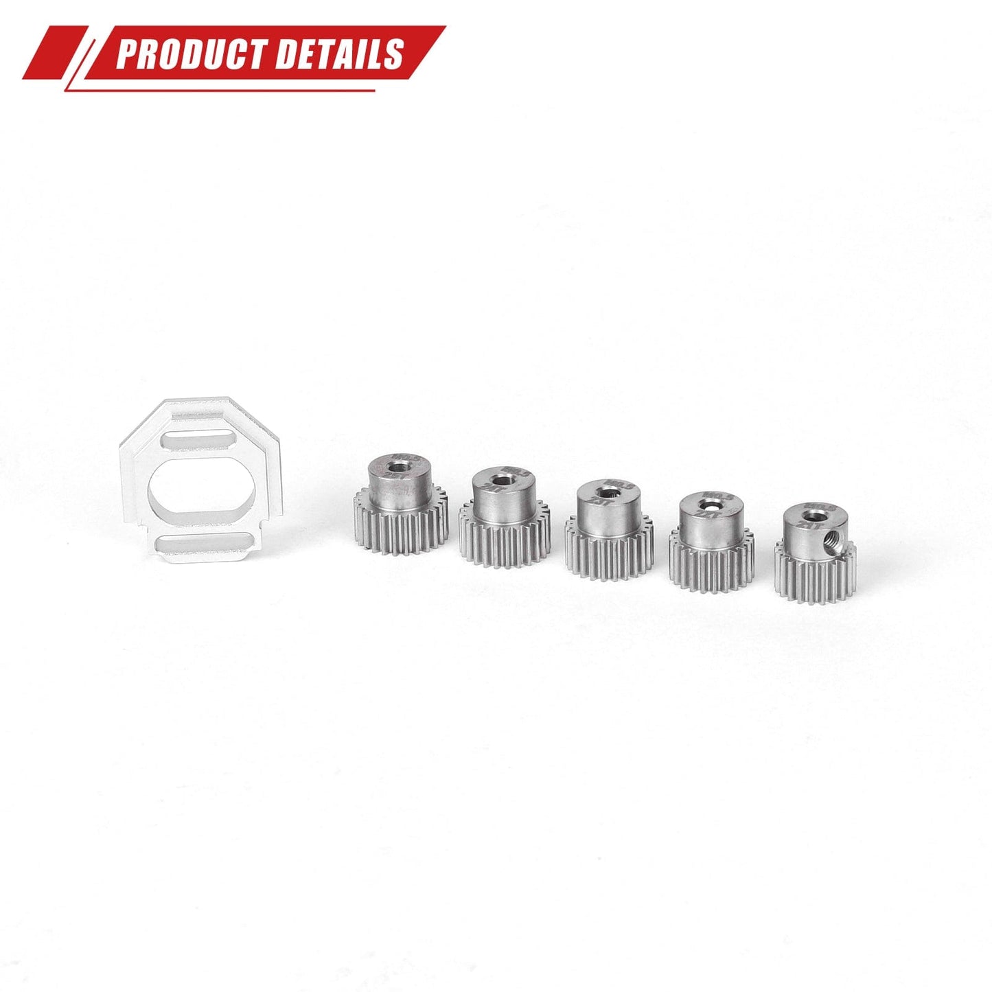 RCAWD Arrma GROM RCAWD ARRMA GROM Motor Mount Set with M0.5 3.2 Bore 21T 22T 23T 24T 25T Pinion Gears