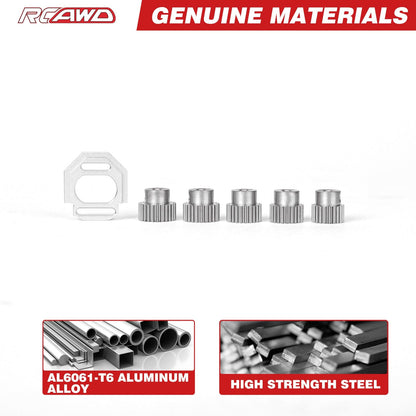 RCAWD Arrma GROM RCAWD ARRMA GROM Motor Mount Set with M0.5 3.2 Bore 21T 22T 23T 24T 25T Pinion Gears